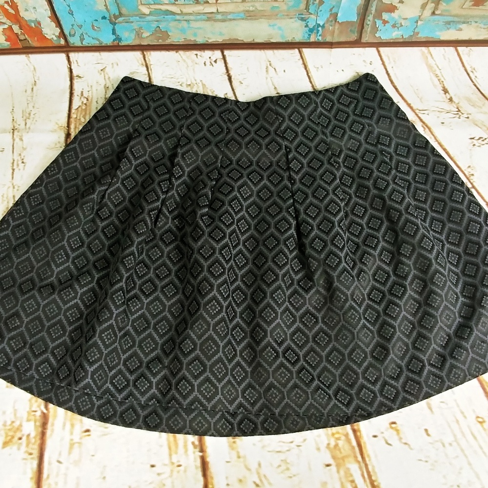 Banana Republic Silk Pleated Circle A-line Skirt